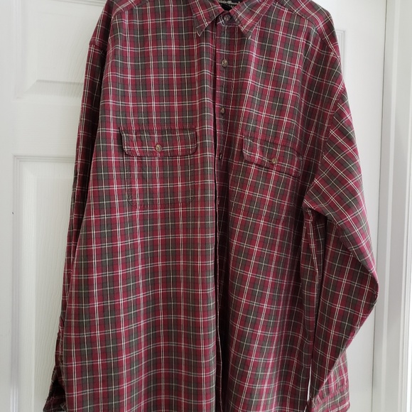 Eddie Bauer Since 1920 T XXL Red Plaid - Picture 1 of 5
